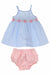 #535SER- Infant Seersucker sundress and diaper cover