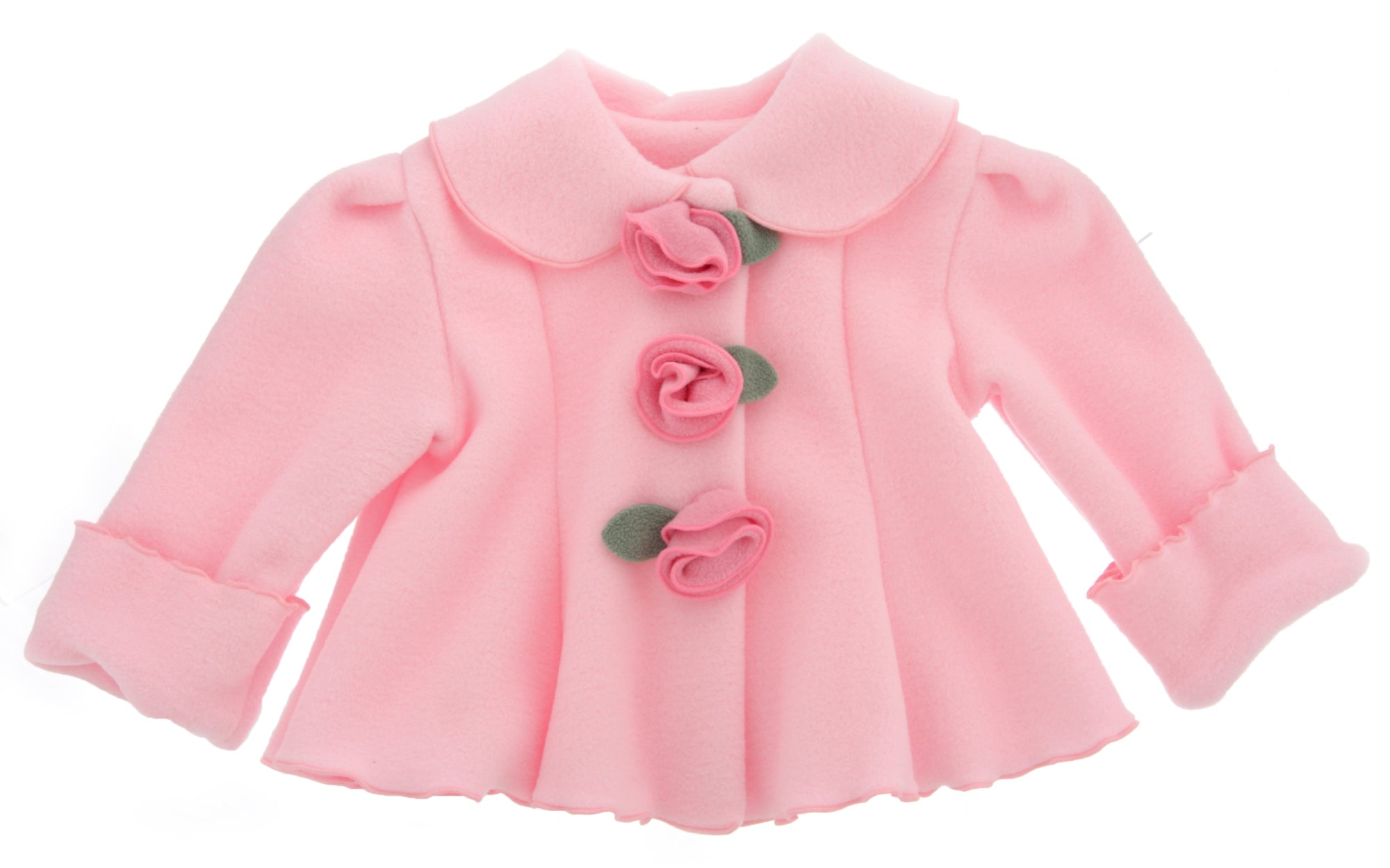 #6014 Light Pink Fleece Garden Jacket