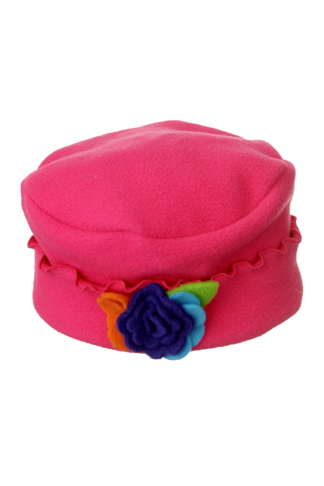 6024HPB- Hot Pink Fleece Garden Hat
